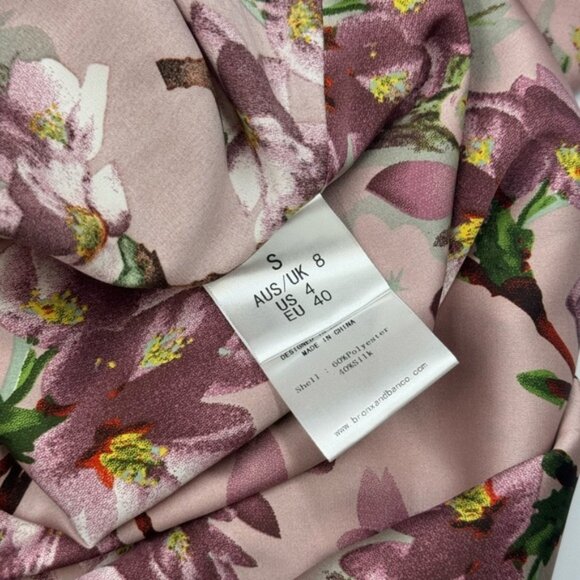 🆕 BRONX & BANCO 🧿 NWOT Noel Sakura Long Sleeve Mini Dress - Size S / US 4 - Picture 14 of 16